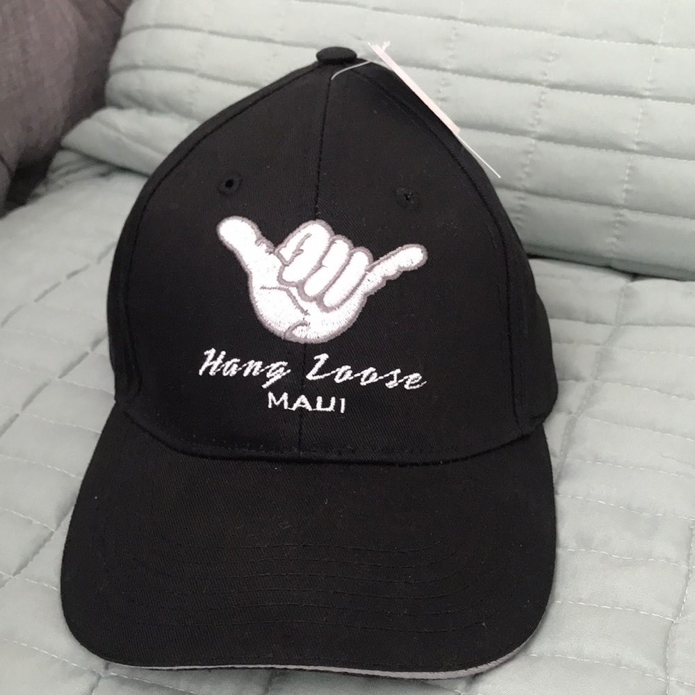Black Hang Loose Maui Hat